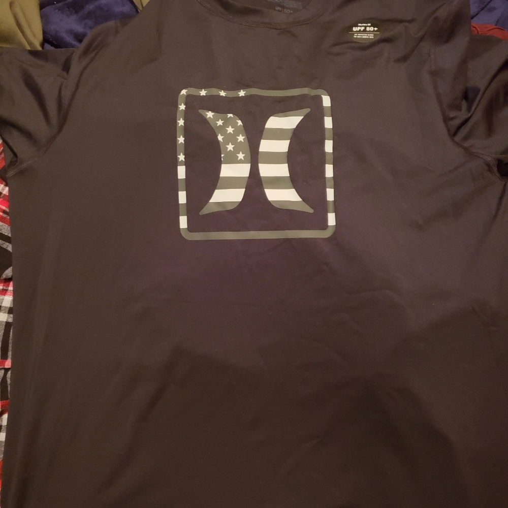 Hurley Short-Sleeve Americana Rashguard UPF Tee